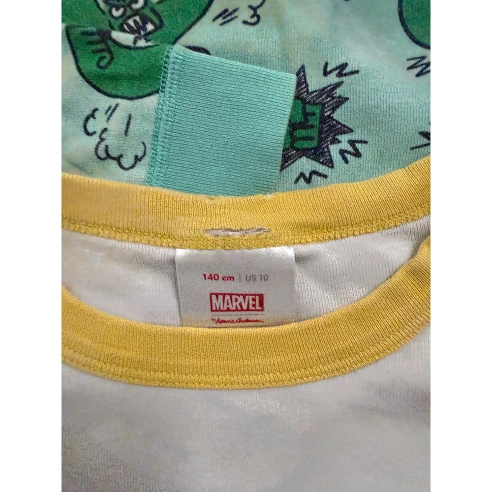 Hanna Andersson Pajamas Kids Size 10 Multicolor Peanuts Marvel Holiday 8pc Lot